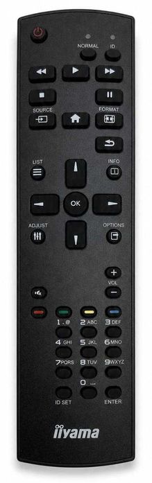 Pilot iiyama RC REMOTEV09 do LHxx81S, LHxx82S, LExx40UHS, LH9852UHS