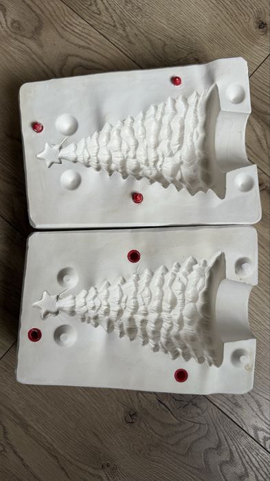 Forma gipsowa choinka 22 cm ceramika