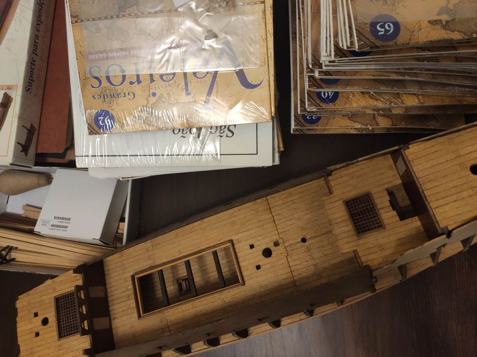 Galeão de Museu - São João Baptista - Completo - Modelismo Naval