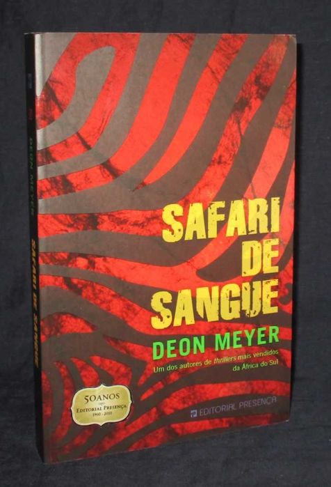 Livro Safari de Sangue Deon Meyer