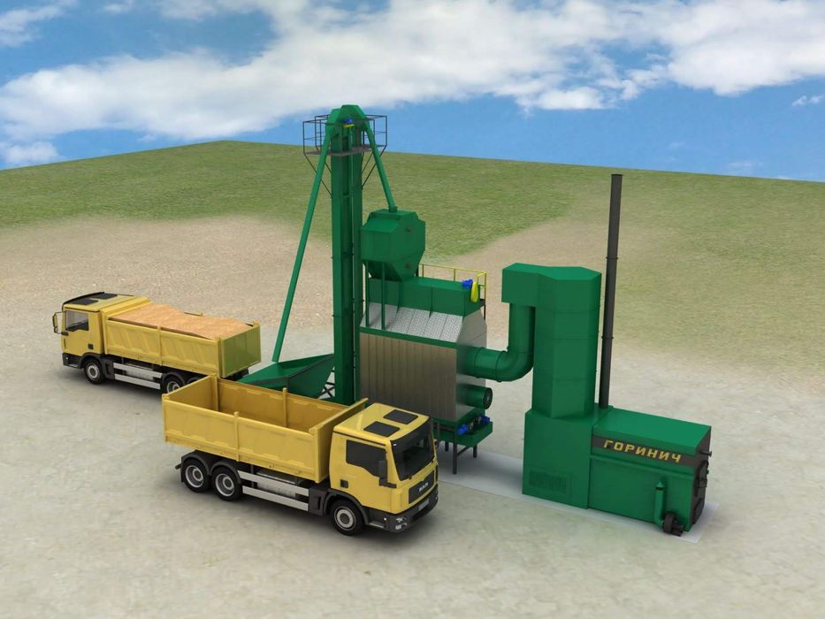 Зерносушилки на дровах та газу!!!