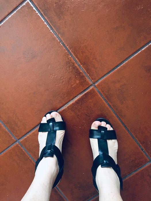 Sandális 37 PELE  (como novas)