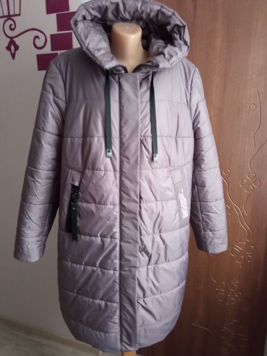 Новый Женский зимний пуховик куртка р52-54 рост 165-175