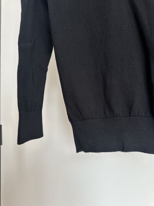 Czarny męski sweter golf gładki sweterek golfik basic XS 44 S 46 H&M