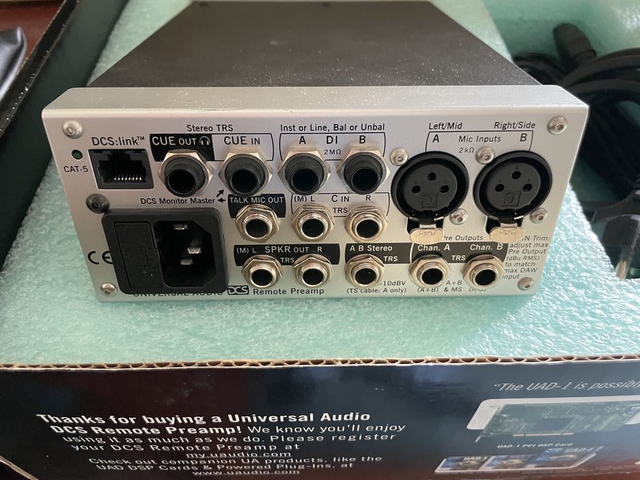 Universal Audio DCS remote pre