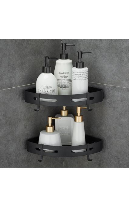 2 Prateleiras de canto Casa de Banho