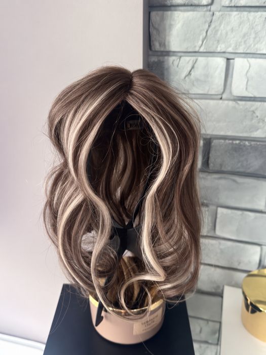 Topper wlosy naturalne 43 cm