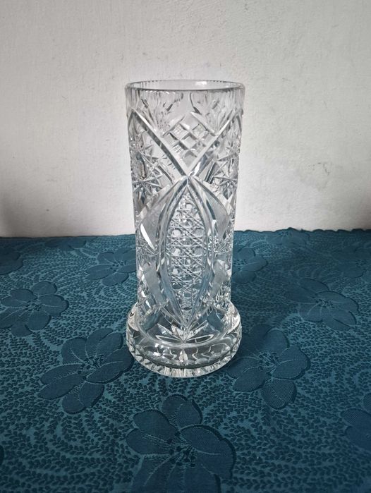 wazon kryształowy vintage szkło kryształ retro