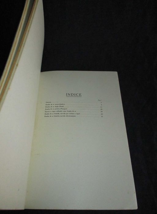Livro Bombas de Ar Weir Imprensa da Armada 1931