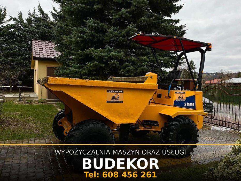 Wynajem sprzętu budowlanego - minikoparki, wozidła