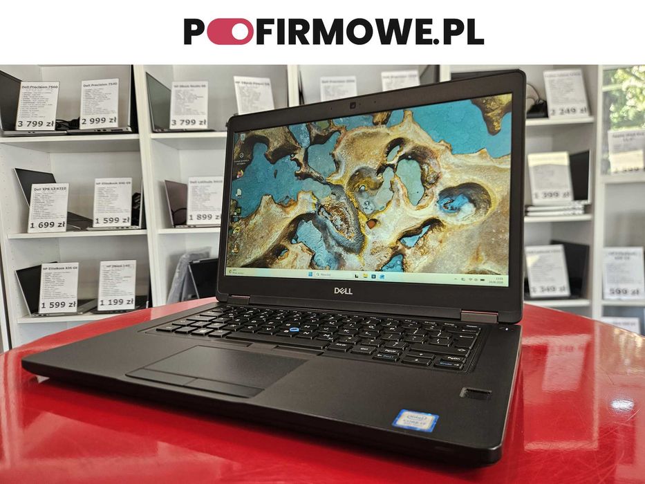 Laptop Dell Latitude 5490 14" Intel i7-8650U 32GB RAM 512GB SSD IPS FHD NVIDIA MX130 2GB Windows 11 Faktura 23% Vat Gwarancja 12 Miesięcy PoFirmowe.pl