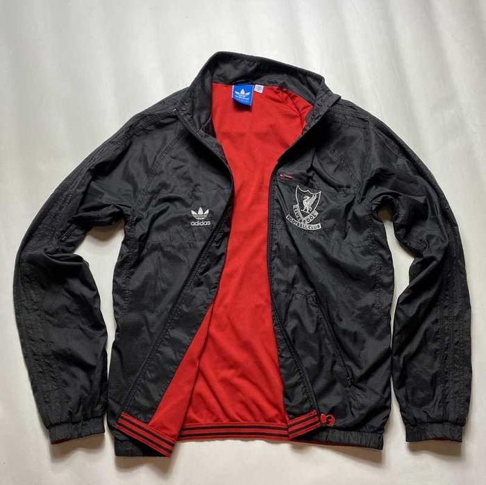 FC LIVERPOOL The Reds ADIDAS Originals czarna kurtka/wiatrówka rozm M