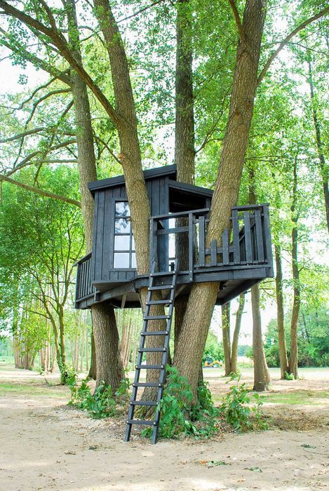 Domek na drzewie DND05 - domek drewniany - dla dzieci PLAC ZABAW