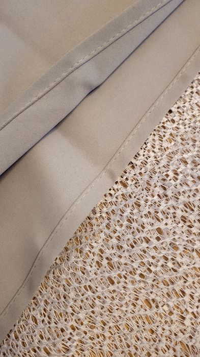 Zasłony i firanka do salonu zestaw na okno balkonowe