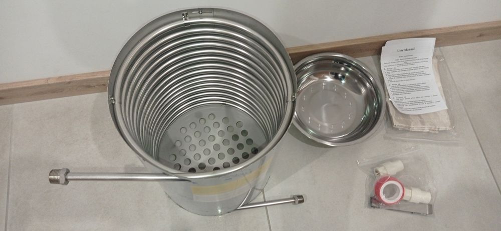 Wiadro na drewno, Podgrzewacz do jacuzzi basenu