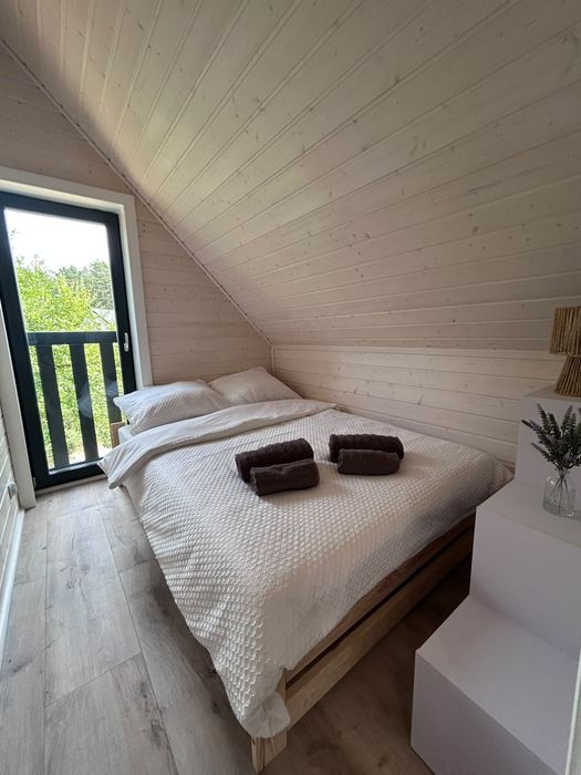 Domek nad jeziorem Gowidlińskim - balia i sauna!