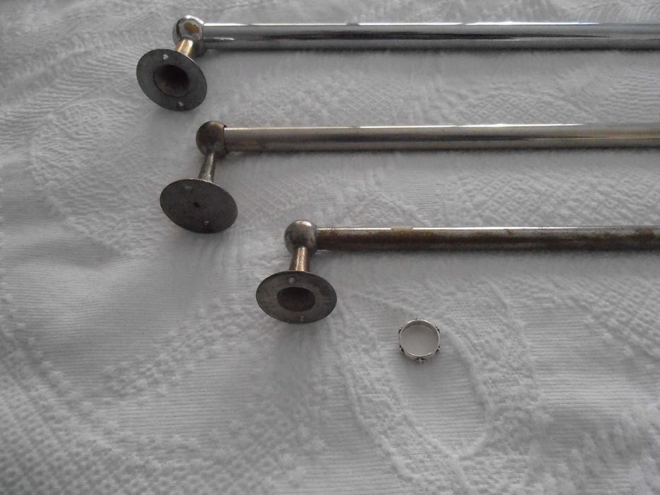 3 toalheiros antigos, conjunto