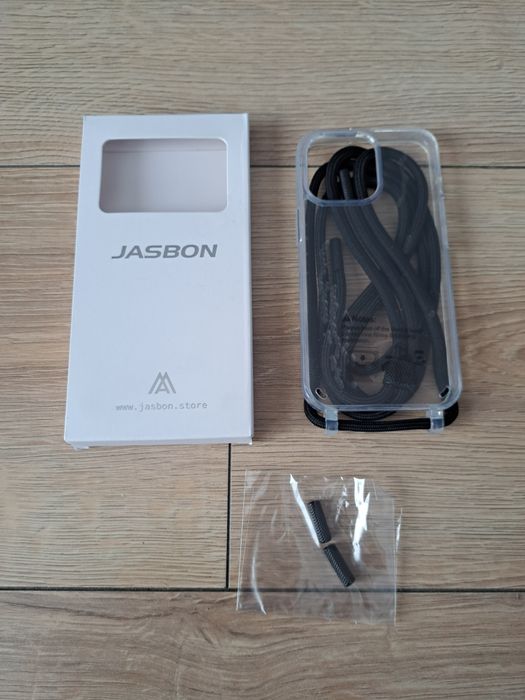 Plecki JASBON z łańcuszkiem do Apple iPhone 13 Pro bezbarwny