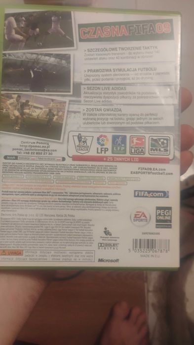 Xbox360 fifa09 jak nowa komplet oryginał