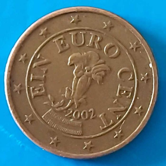 1 cêntimo de 2002 da Áustria