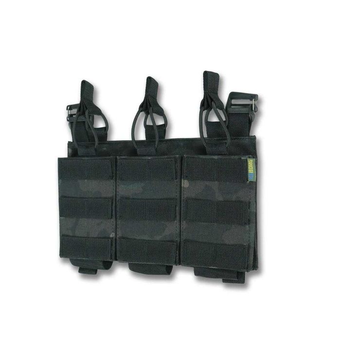 З'ємна передня панель до плитоноски з підсумками під 3 магазини