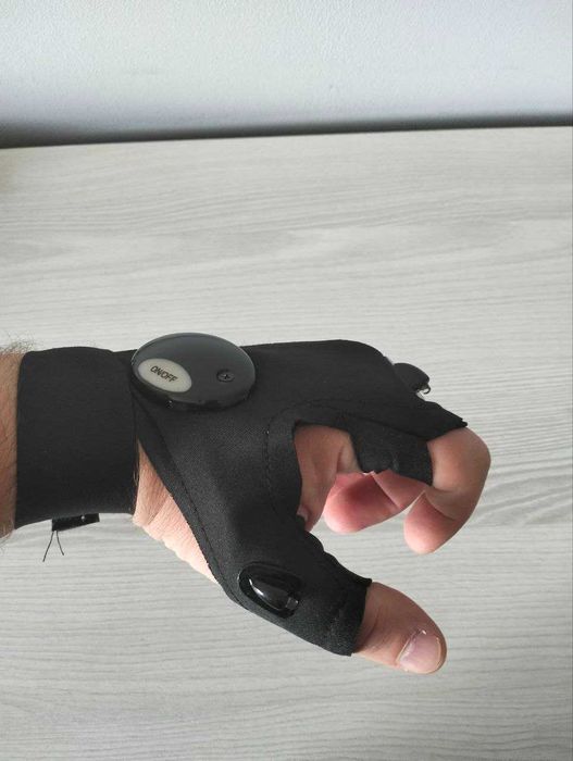 LED напіврукавички з підсвіткою (універсальні)