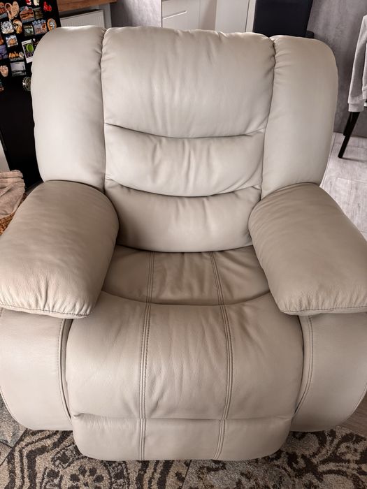 Zestaw ze skóry 3+2+1 meble Pyka