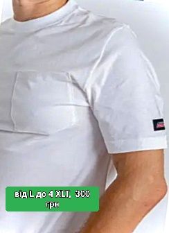 Чоловіча футболка (4 кольори) Dickies США ,100 бавовна,
