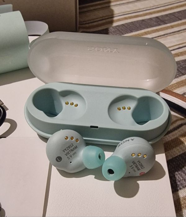 Auriculares Sony WF-C500 | Verde | Novos | Garantia até 09/2025