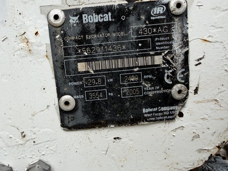 Mini giratória Bobcat 430 ( 3.5t)