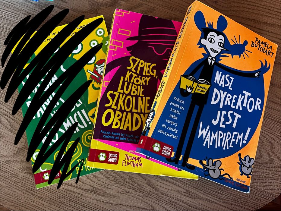 2-pack (tom 2,3) książek z serii szkolne szaleństwa Pameli Butchart