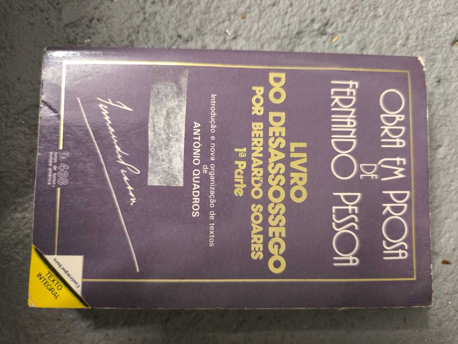 “Livro do Desassossego” – Fernando Pessoa (Bernardo Soares)