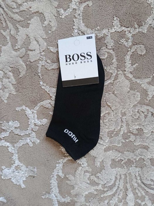 Komplet skarpetki męskie stopki Hugo Boss, 41-45, 12 sztuk