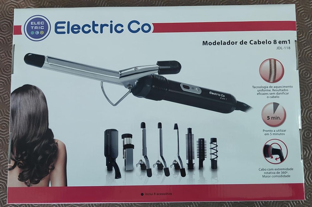 Modelador de cabelo 8 em 1