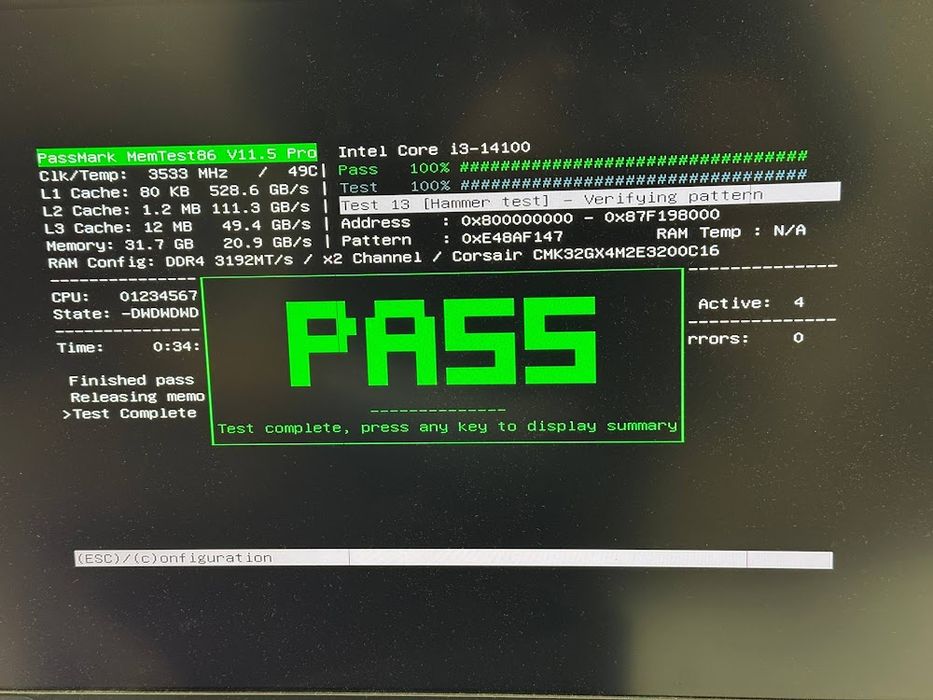Pamięć RAM Corsair Vengeance LPX Black DDR4 DIMM 2×16GB 3200MHz XMP