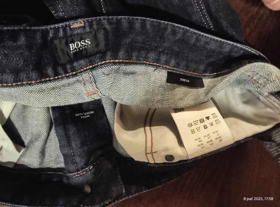 Oryginalne Spodnie Hugo Boss Jeans W35L34 Ideał klasyk
