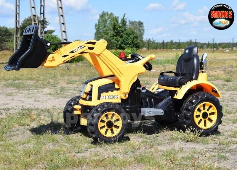 BAWIBUS.PL traktor na akumulator KOPARKA Z ŁYŻKĄ autko auto traktorek