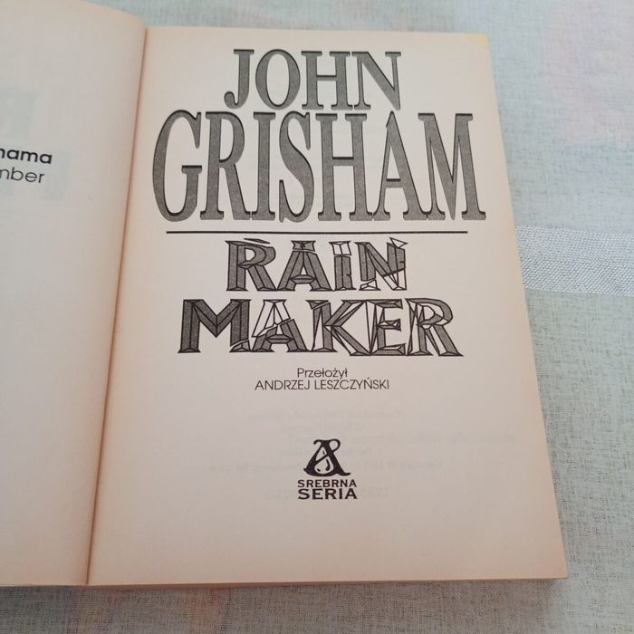 Rain Maker. John Grisham