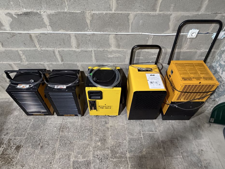 Оренда вологоосушувачів та електричних тепловентиляторів(дуйок)