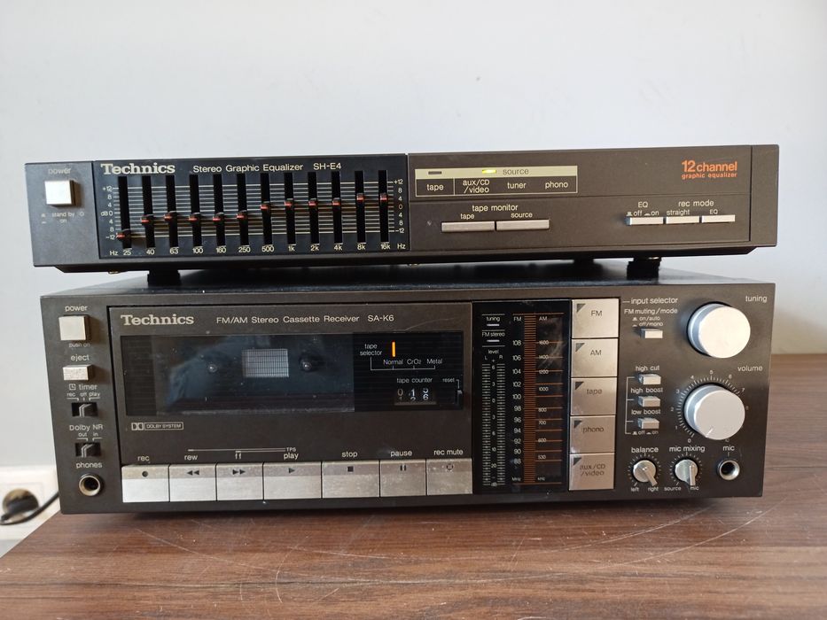 Technics SH-E4 oraz SA-K6 vintage sprzęt Zduny • OLX.pl