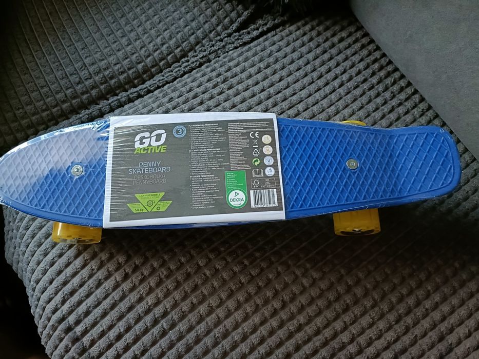 Deskorolka fiszka koła LED koła z łożyskami nowa niebieska Pennyboard