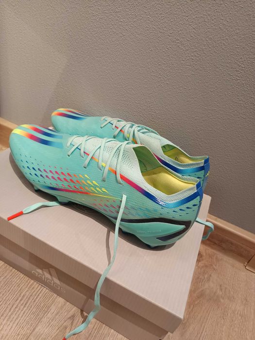 Buty piłkarskie Korki adidas X Speedportal.1 FG - Błękitny NOWE 46 2/3