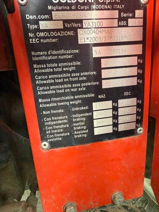 Ciągnik sadowniczy ogrodniczy komunalny Goldoni EURO 45 SN!