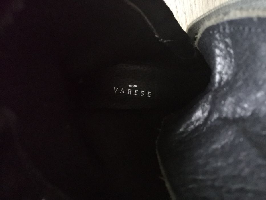Кожаные ботинки бренда Varese, размер 39, стелька 25