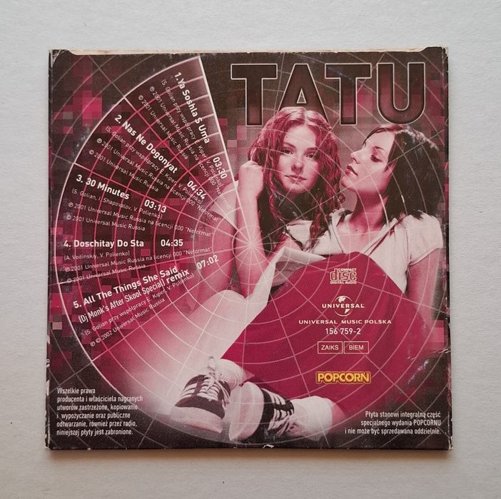 Płyta CD TATU 2003 PL