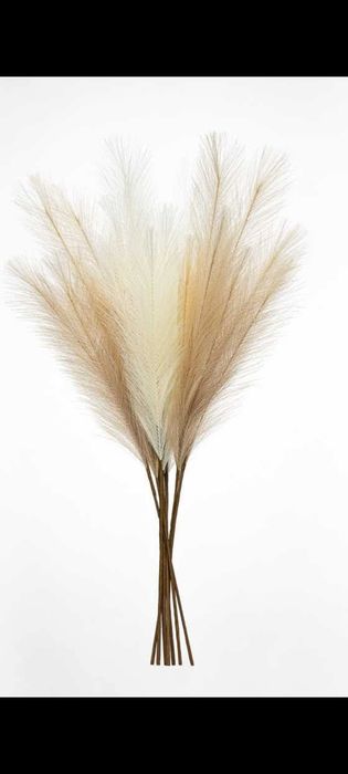Trawa pampasowa 80 cm – BOHO – zestaw 9 szt. MIX kolorów – PACZKOMAT
