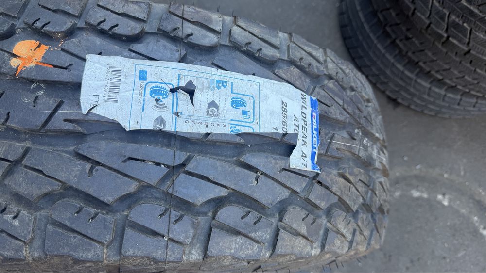 275/70/16 Cooper, 285/60/18 Falken