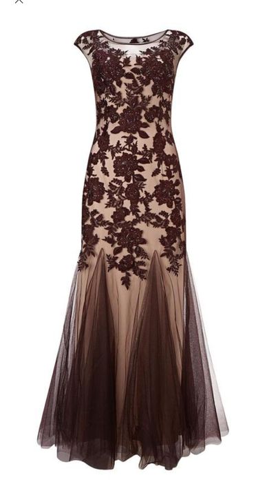 Вечернее платье кружево фатин Phase eight