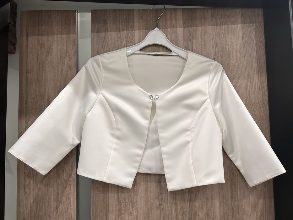 Bolerko ślubne ecru/śmietanka