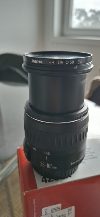Lente canon zoom 28-105 como nova
